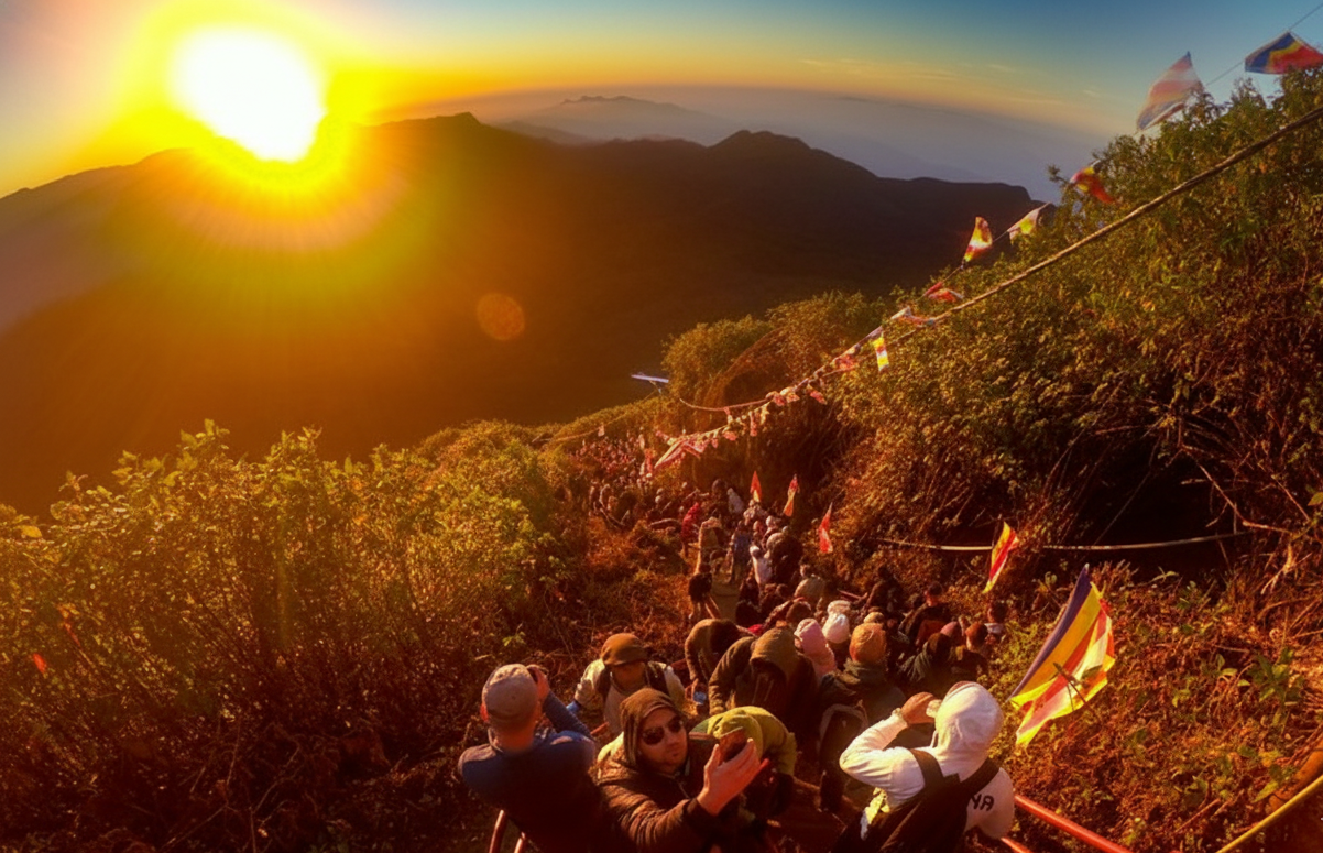 Sunrise from Adam's Peak