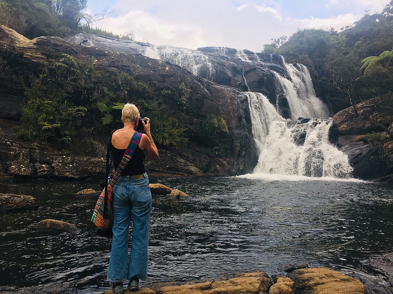 Baker's Falls view from a distance