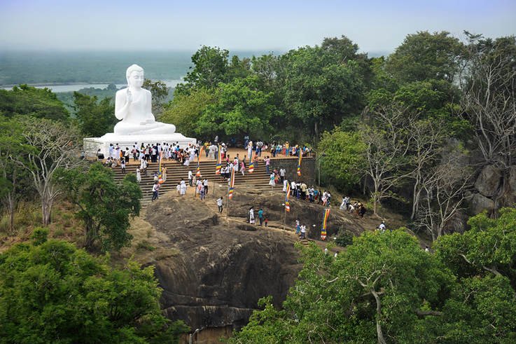 mihintale sitting buddha for attractions